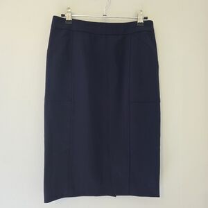 Body by Victoria Navy Blue Pencil Skirt